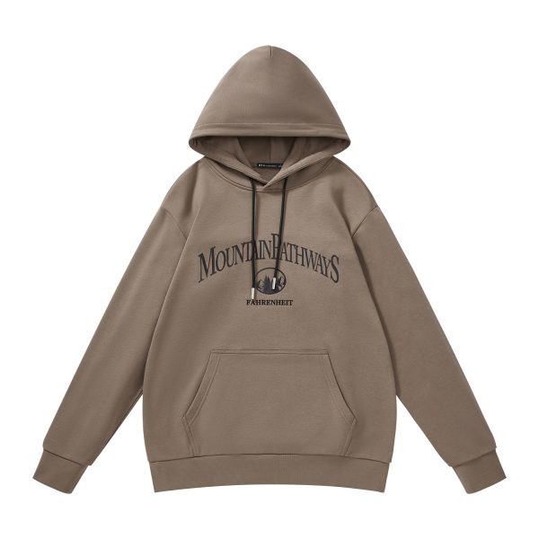 Must Be Born Again Hoodie Hip Pop Graphic Print Fashion Long Sleeve Heavyweight Hooded Sweatshirt