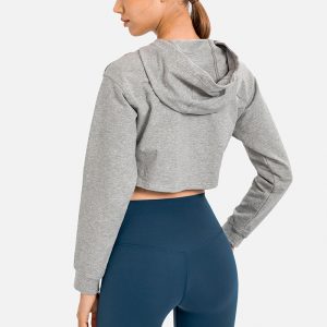Spring new loose short short hat sports sweater girl