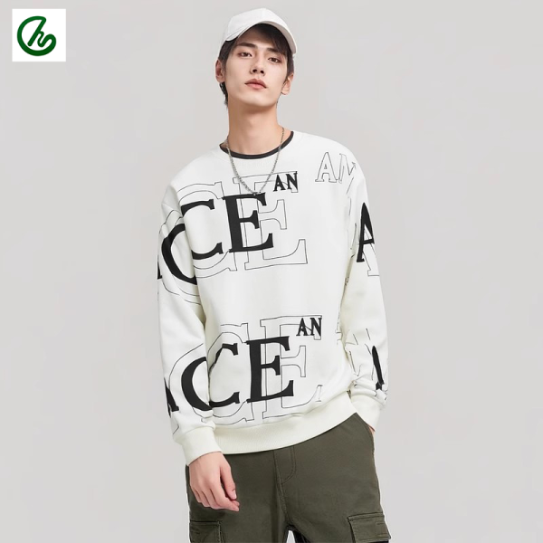 Huisen clothing processing customized various round neck sweater T -shirts