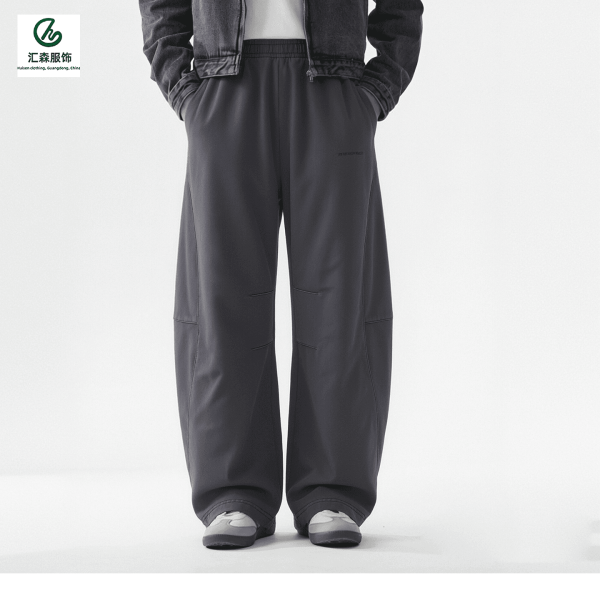 Spring and Autumn American-style retro wide-leg patchwork cargo pants loose long sweatpants