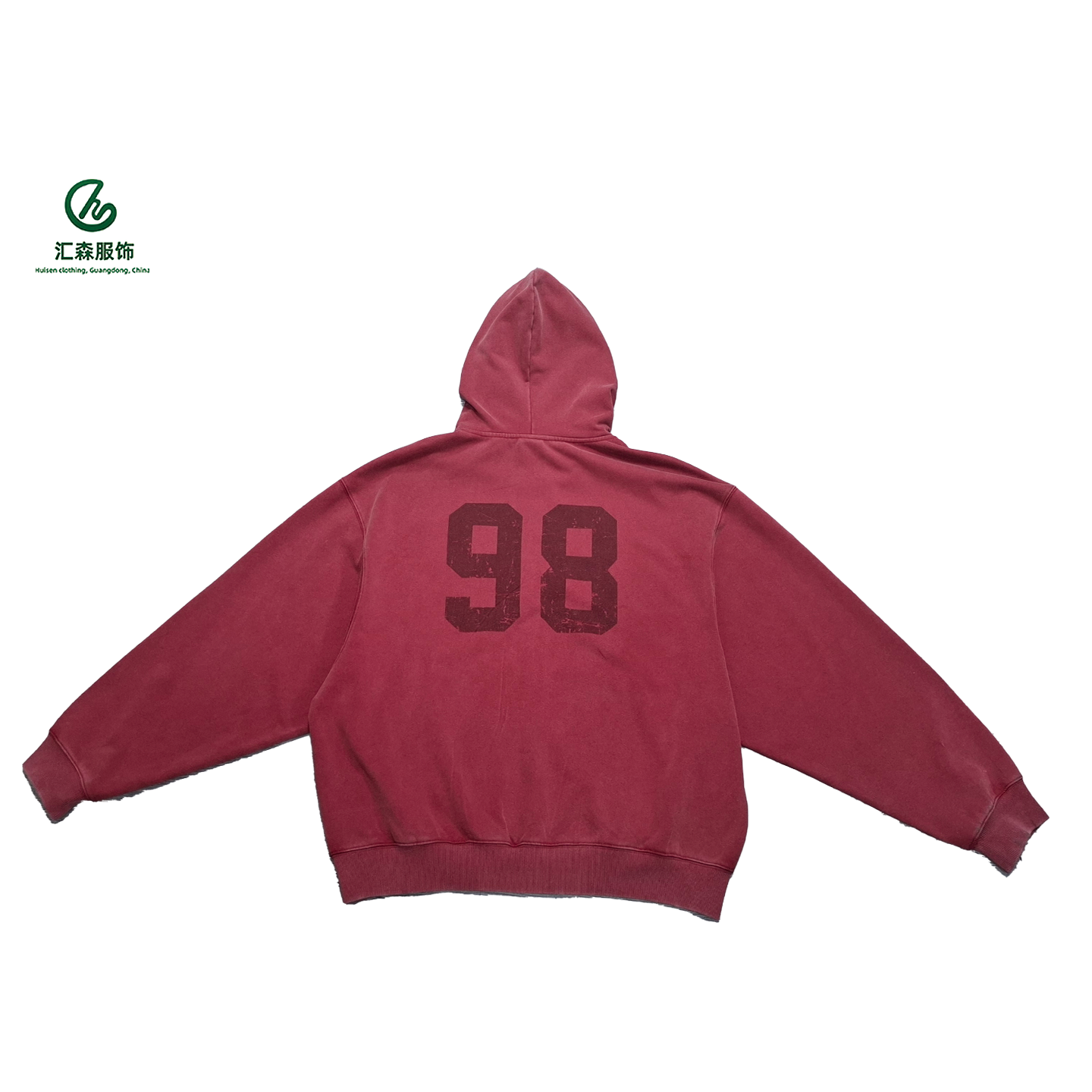 Custom Men's Sweatshirt Autumn and Winter European and American Style Hooded Cardigan Jacket - Image 4