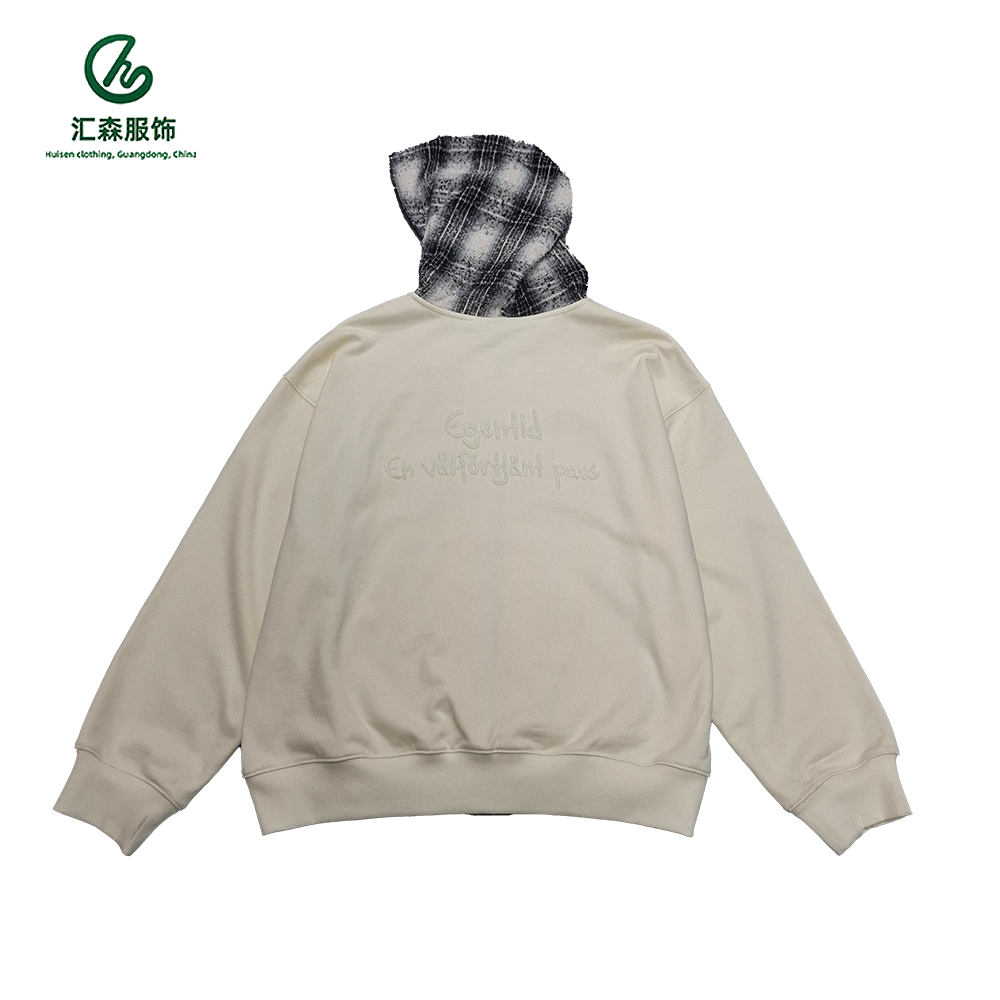 Custom Men's Hoodie 2027 Spring and Autumn Trendy Zip-up Jacket - Image 5